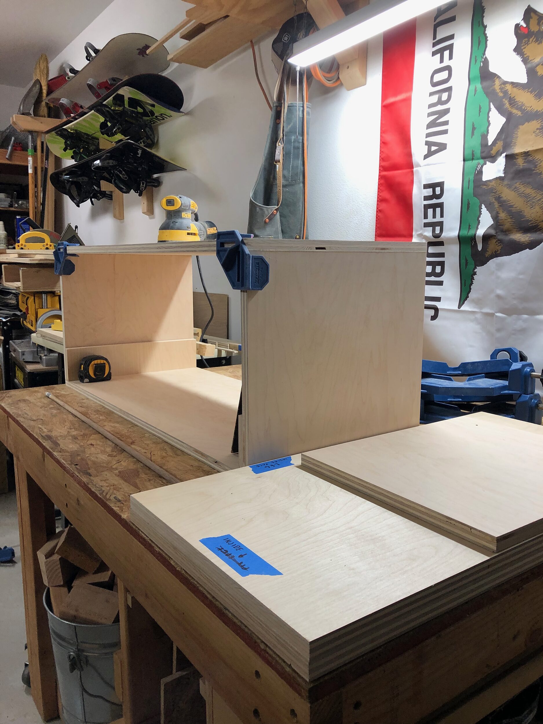 Building a Birch Plywood Cabinet Box: Glue-Up and Assembly