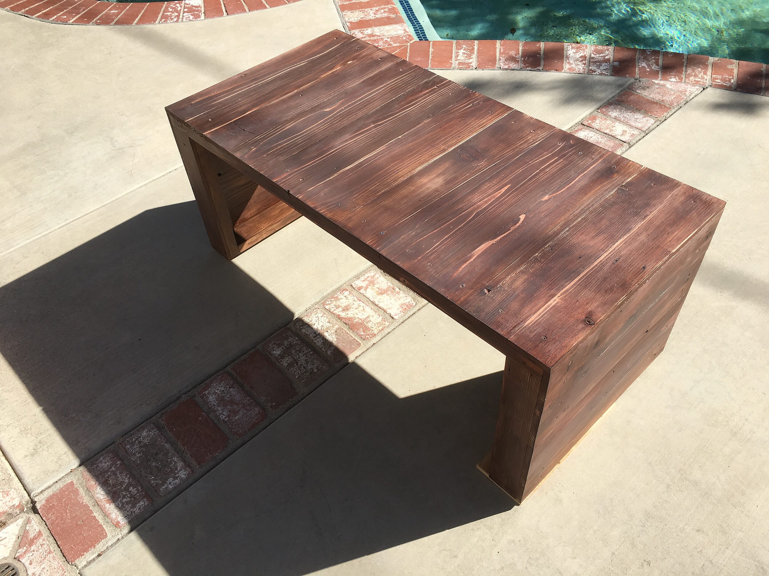 The Rustic Cedar Coffee Table: A Modern Waterfall-Style Build