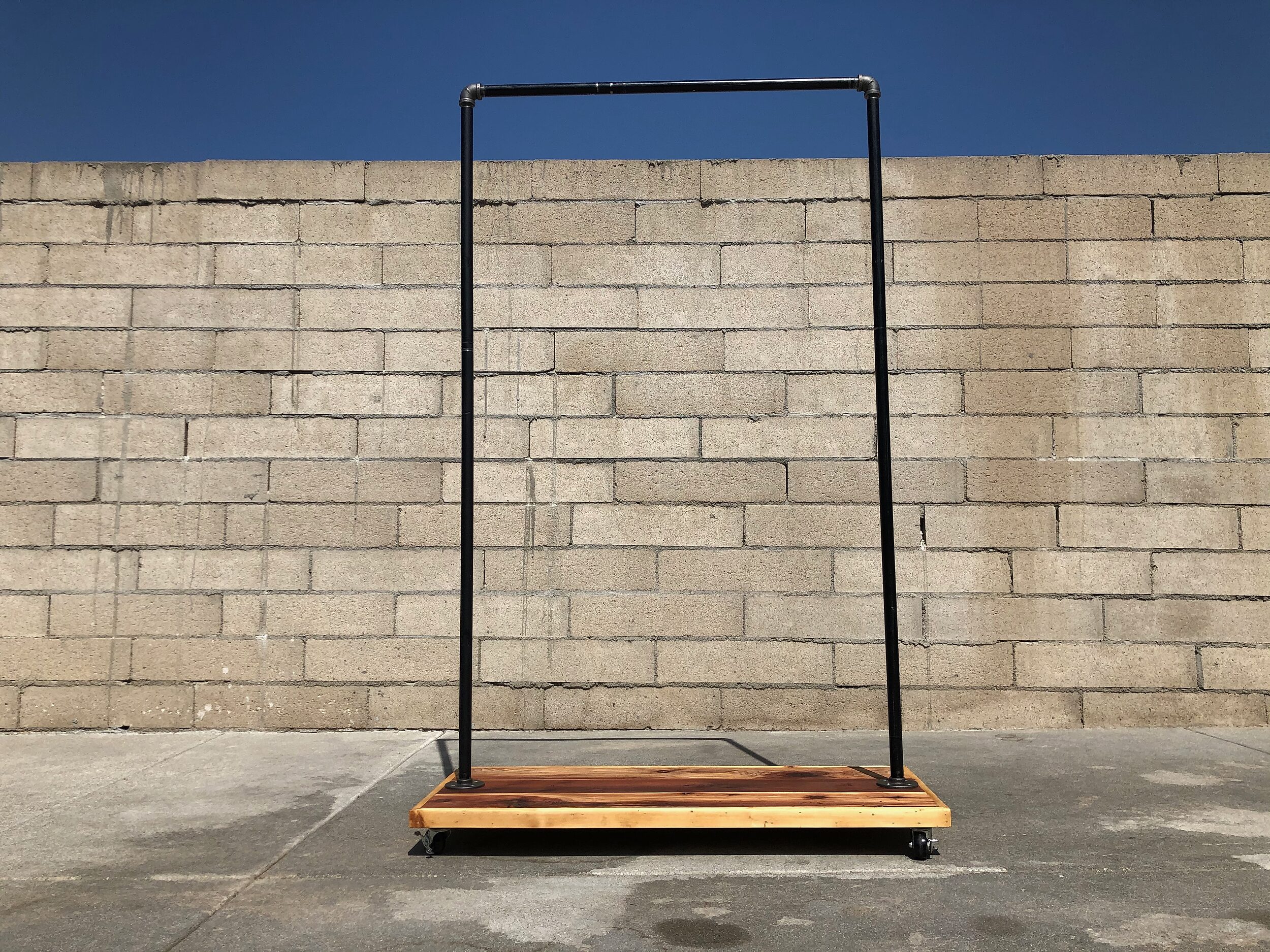DIY Industrial Pipe Clothing Rack — Two Builds, Two Looks